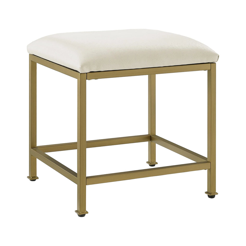 Vanity Aimee Gold Soft Stool