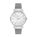 Silver Watch with Ladies Silver Dial