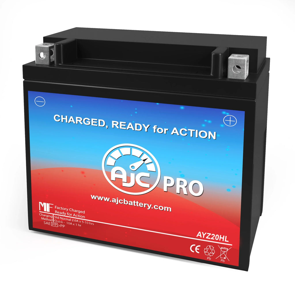 Battery Compatible LE600 595CC AJC (2009) Bombardier Battery GTx Pro Replacement with Snowmobile