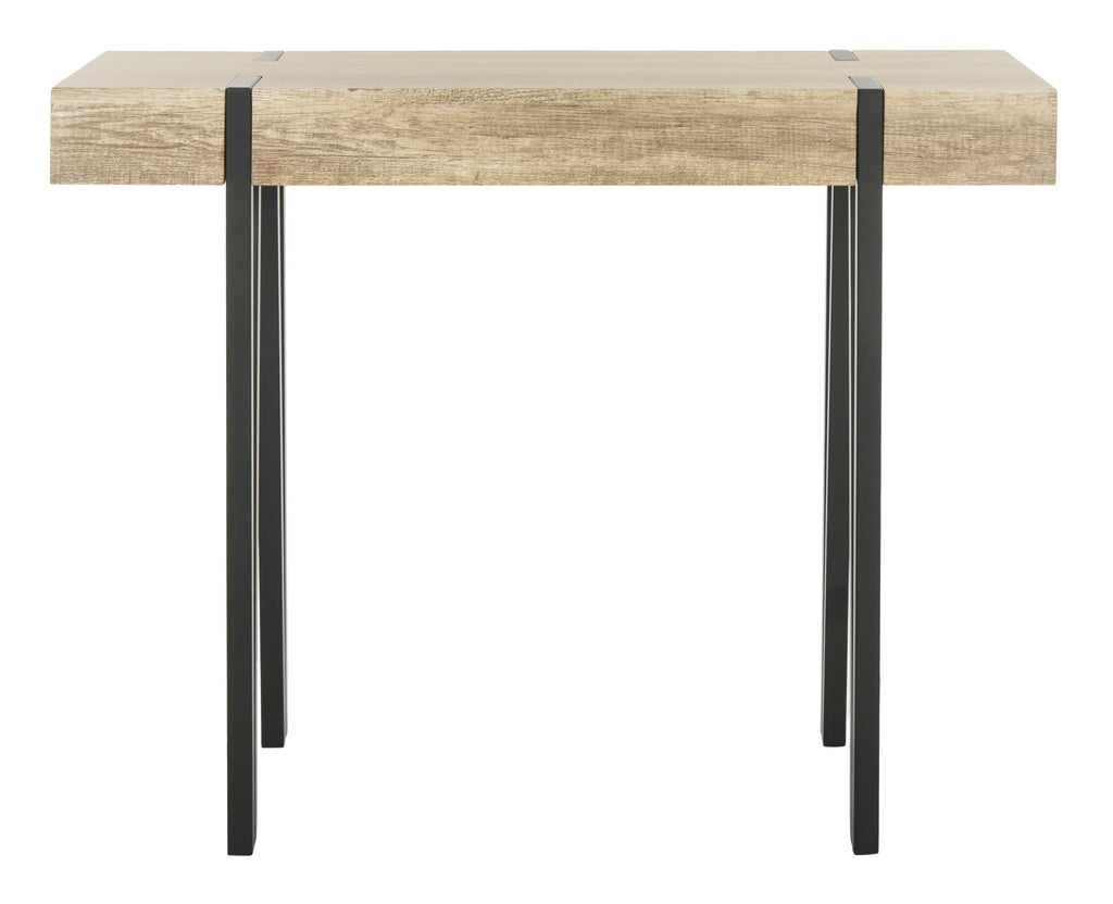 Table, Alyssa Brown SAFAVIEH Console Wood Rectangular Mid-Century Top