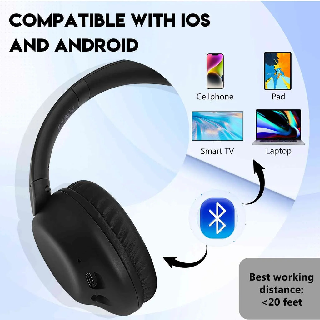 Earphones High ZTE Audio, Wireless Bass, Bluetooth UX35 30 5G for Pro Axon Headphones The Mic Stereo Ear Call Over Superior with Resolution Phone with UrbanX Deep Support Comfort