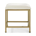 Vanity Aimee Gold Soft Stool