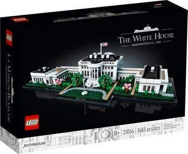 LEGO White (1483 21054 Architecture 2020 Pieces) House