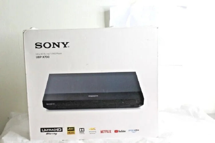 Streaming UBPX700 Black Player, Ultra Restored (Refurbished) HiRes 4K BluRay Audio HD Sony WiFi BuiltIn