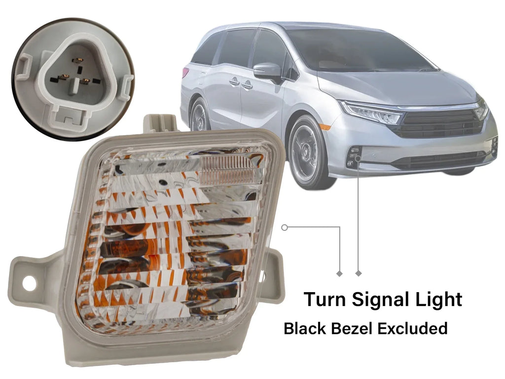 2021 Signal APA 2023 for Light 33300THRA31 Side Right Turn Passenger Replacement 2022 Odyssey HO2531134 Honda