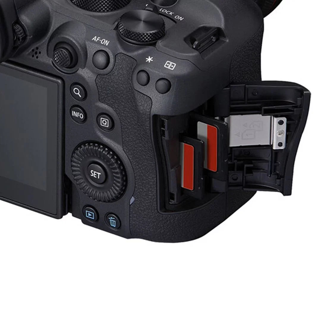 Mirrorless Card 32GB ZeeTech Camera + with Mount Flash Lens R6 EOS 2 + Case LED Canon Pack II Memory + SanDisk Accessory Adapter + RF Mark + 24-105mm
