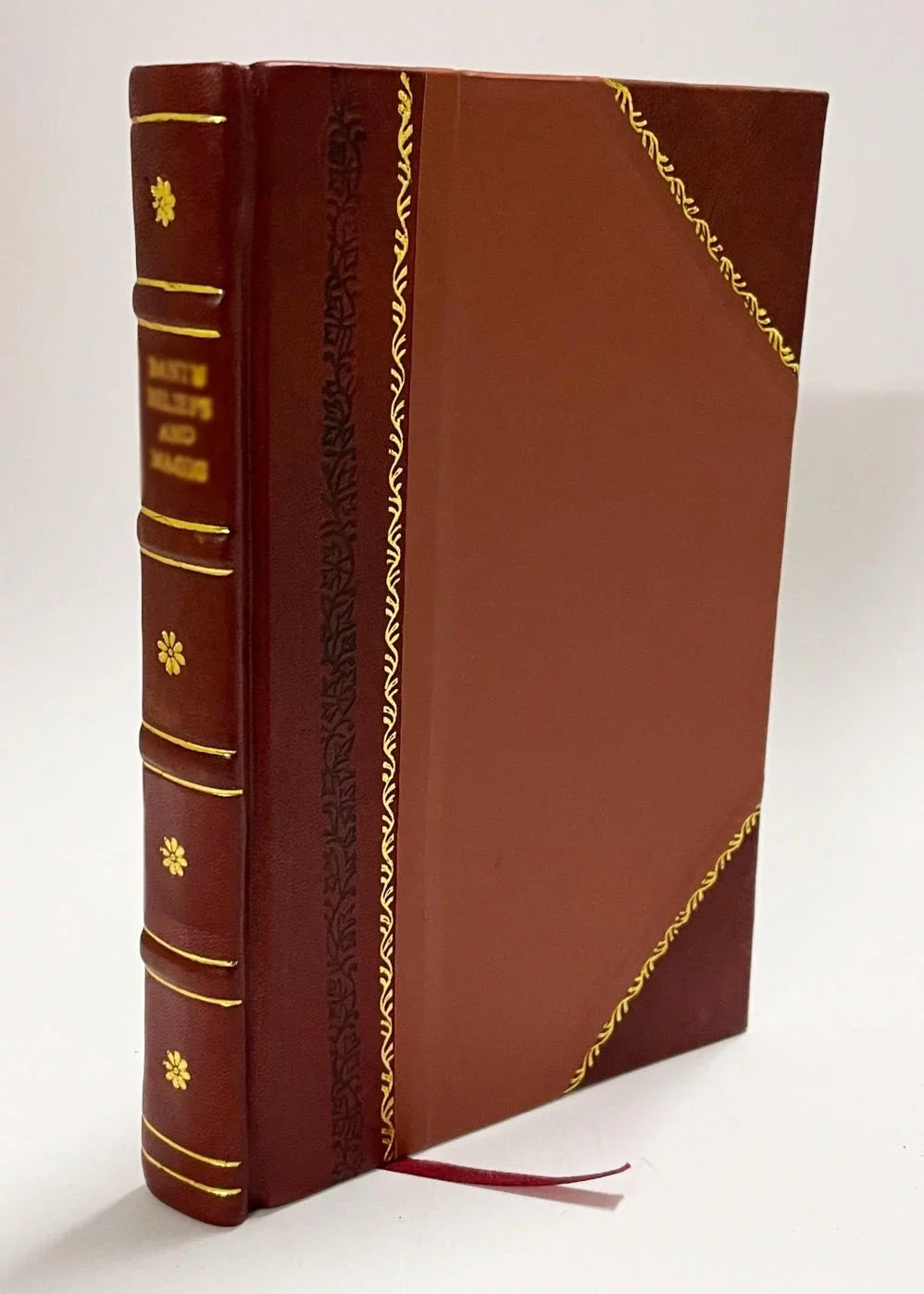 Illus. Charlotte Sisters. Her Works and 5 Volume from The Photographs Complete [Leather With Bound] Bronte of (1903)